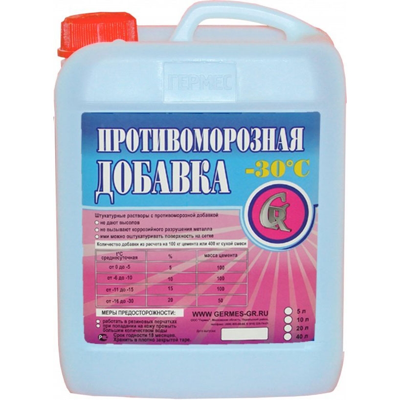 Противоморозные добавки